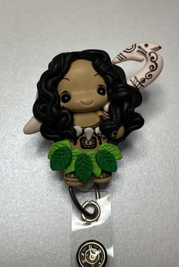 Moana inspired Badge - alligator clip - badge reel - Image 4