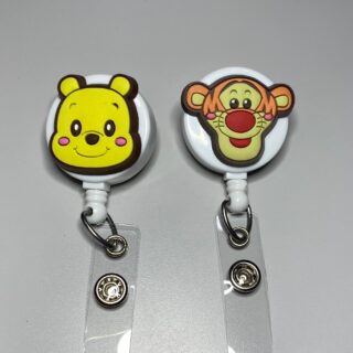 Movie & Cartoon inspired characters- alligator clip - badge reel