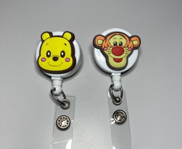Movie & Cartoon inspired characters- alligator clip - badge reel