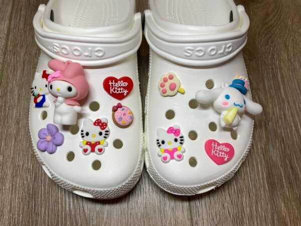 My Melody and Cinnamoroll 3D Shoe Charms