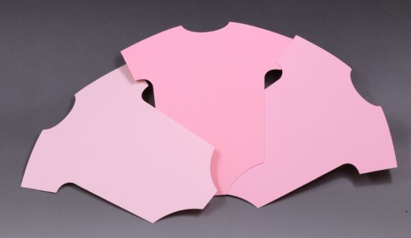 Pink Baby Onesie Cutout 5" x 4"