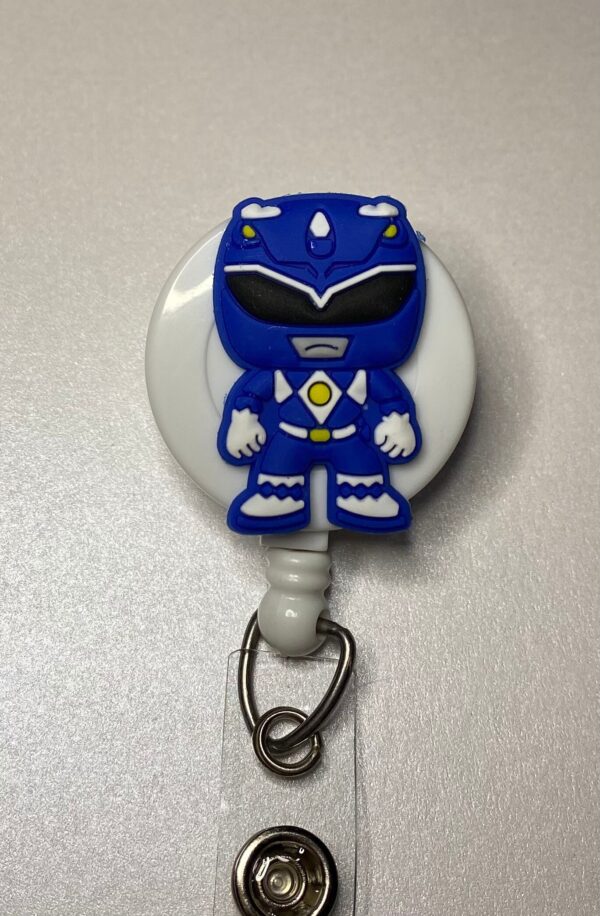 Power Rangers inspired characters- alligator clip - badge reel - Image 6