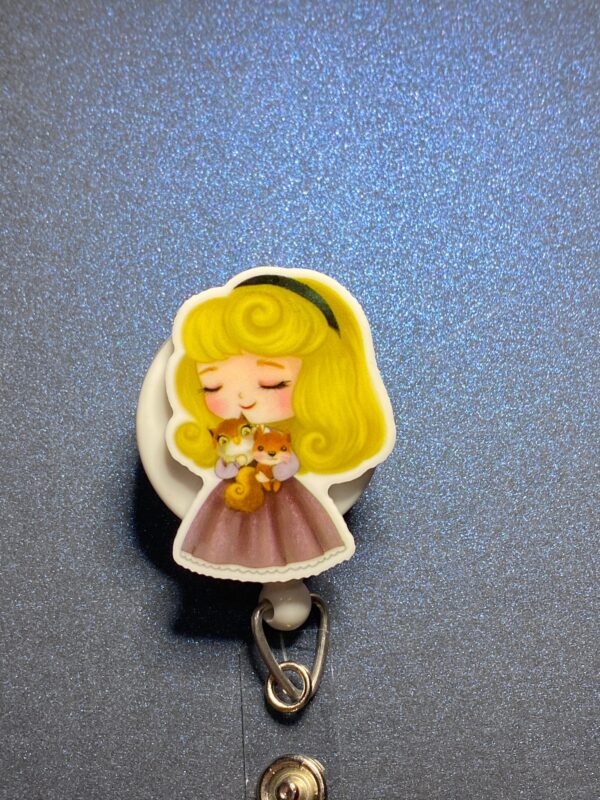 Princess inspired characters - alligator clip - badge reel - Image 9