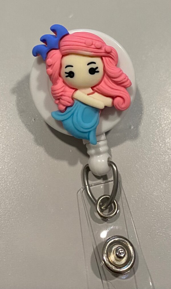 Princess inspired characters- alligator clip - badge reel - Image 2
