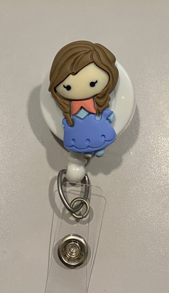 Princess inspired characters- alligator clip - badge reel - Image 6