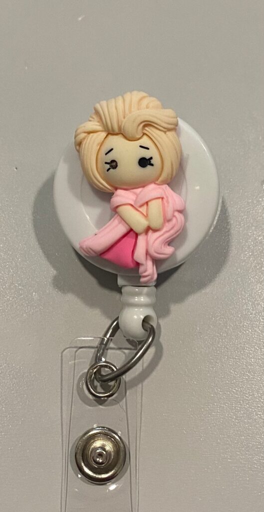 Princess inspired characters- alligator clip - badge reel - Image 8