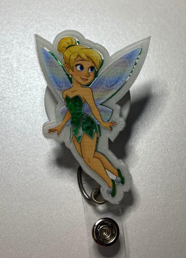 Princess inspired Shaker - alligator clip - badge reel - Image 3