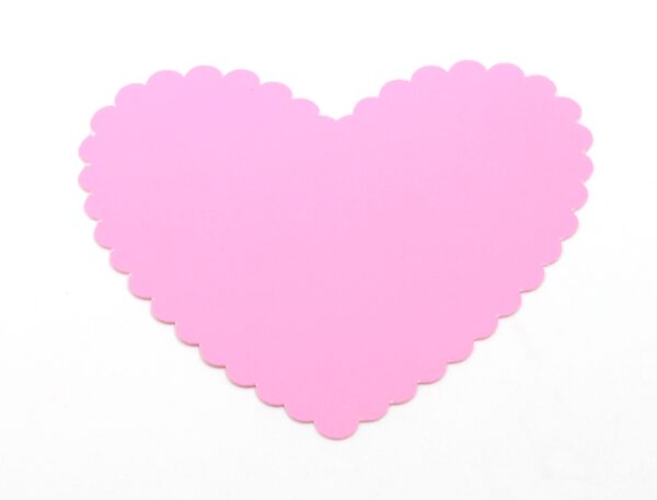 Scalloped Hearts Paper Cutout - 18 pieces. - Image 3