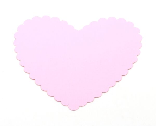 Scalloped Hearts Paper Cutout - 18 pieces. - Image 4