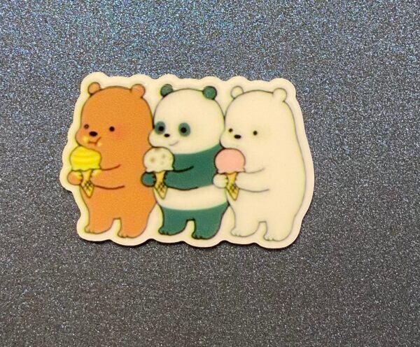 Set of 5 Bear Resin - Image 2