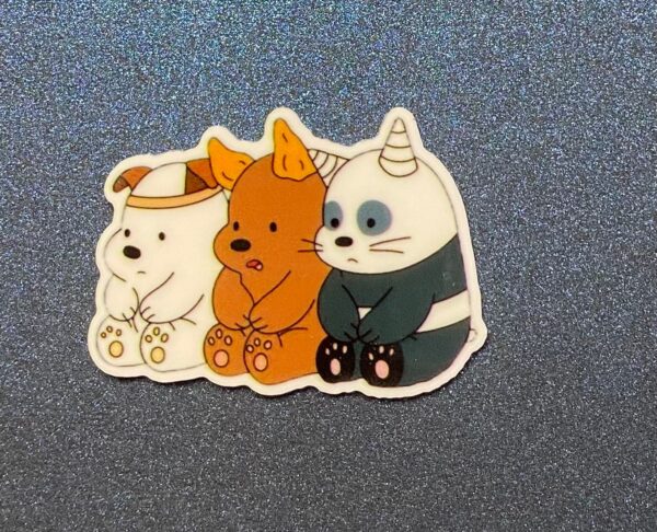 Set of 5 Bear Resin - Image 4