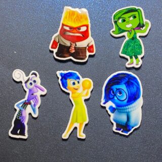Set of 5 Character Resin