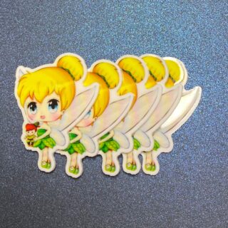 Set of 5 Fairy Resin
