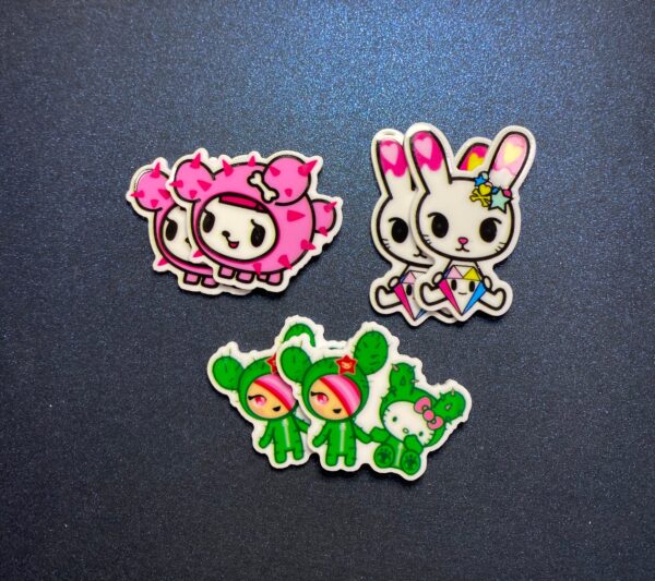 Set of 6 Character Resin