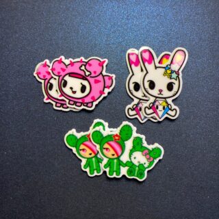 Set of 6 Character Resin