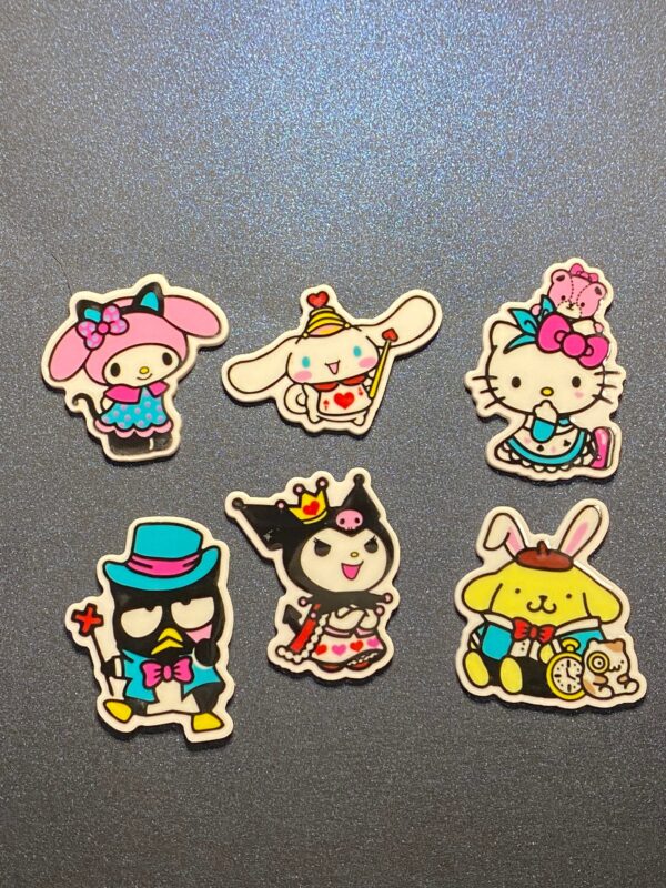 Set of 6 Character Resin