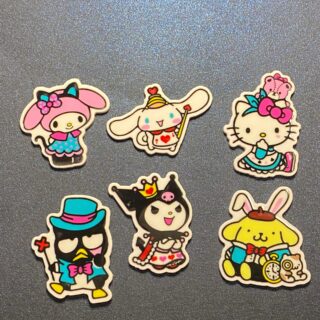 Set of 6 Character Resin