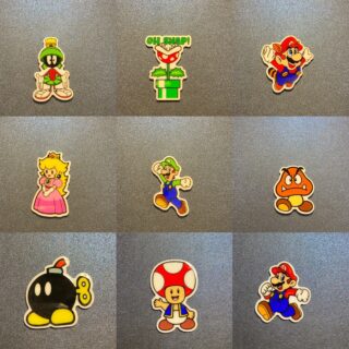 Set of 9 Video Game Character Resin (One of each in the image)