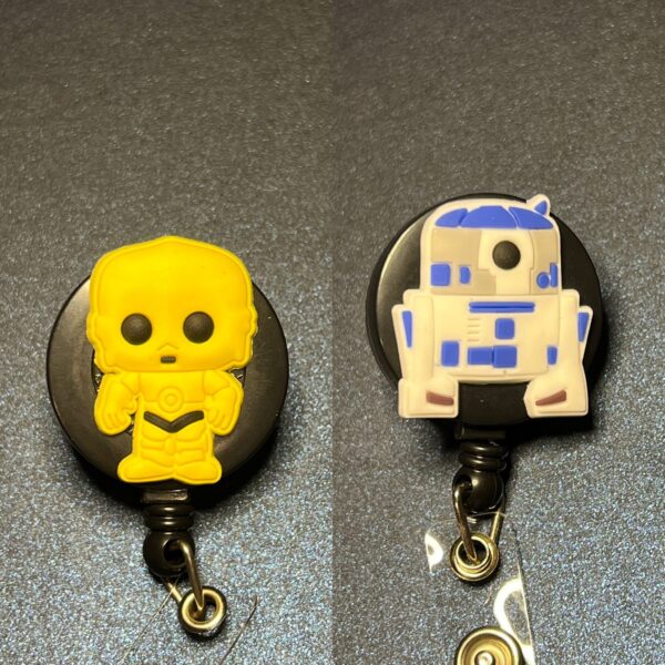 Star Wars inspired characters- alligator clip - badge reel - Image 7