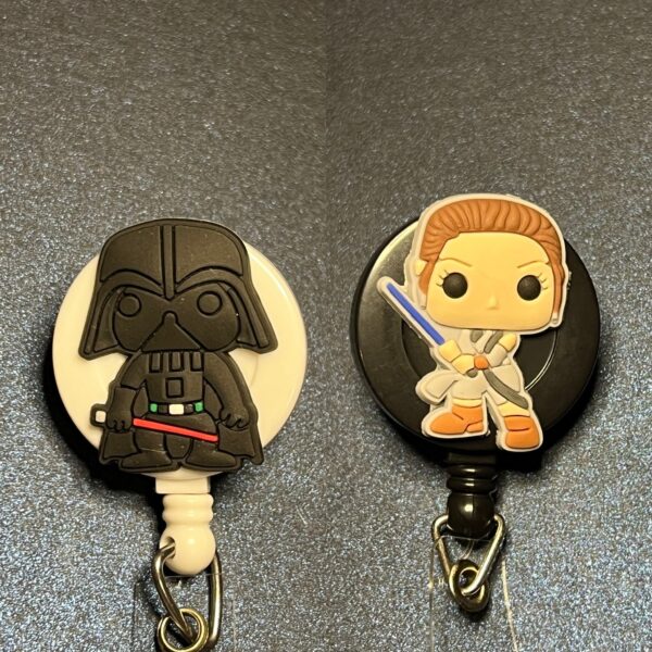 Star Wars inspired characters- alligator clip - badge reel - Image 8