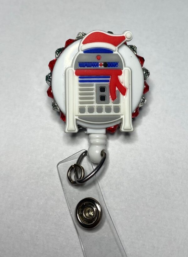 Star Wars inspired Christmas Characters- Alligator clip - Badge reel - Image 3