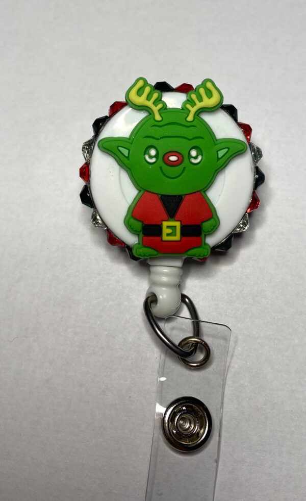 Star Wars inspired Christmas Characters- Alligator clip - Badge reel - Image 7