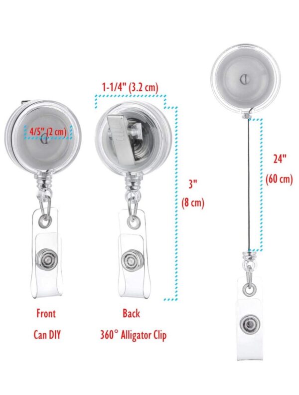 Star Wars inspired Christmas Characters- Alligator clip - Badge reel - Image 9
