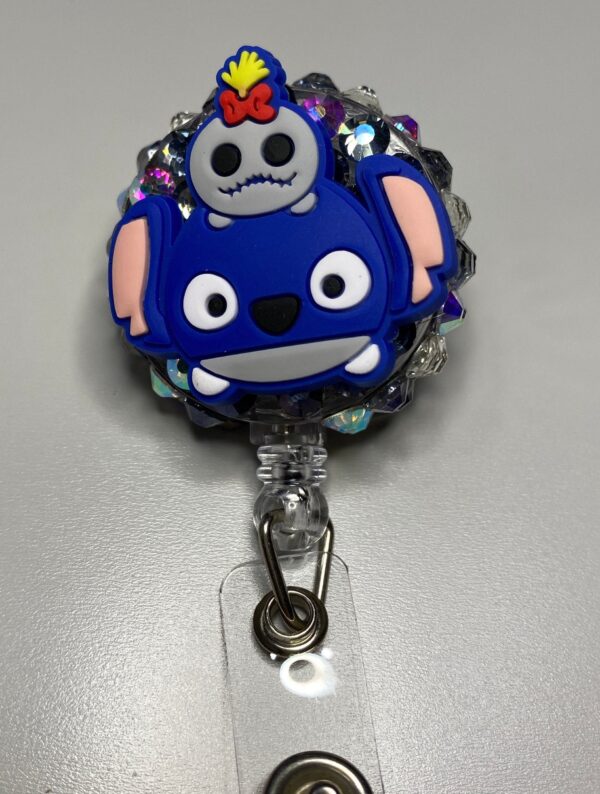 Stitch and Scrump - alligator clip - badge reel