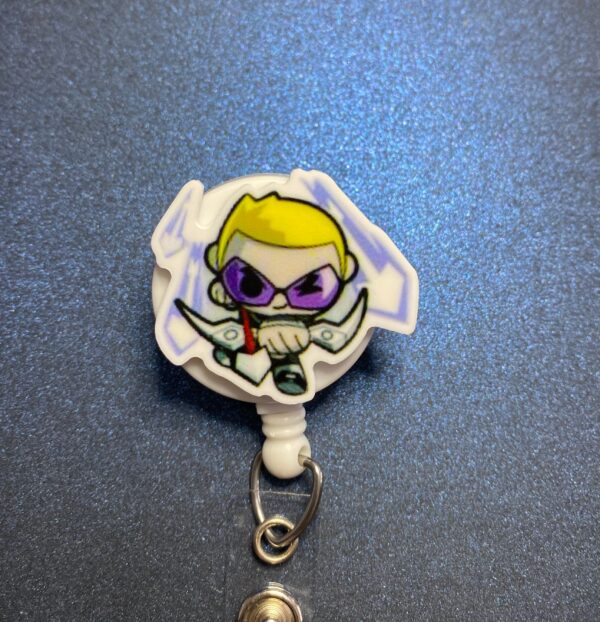 Super Hero Characters - alligator clip - badge reel - Image 2