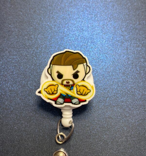 Super Hero Characters - alligator clip - badge reel - Image 3