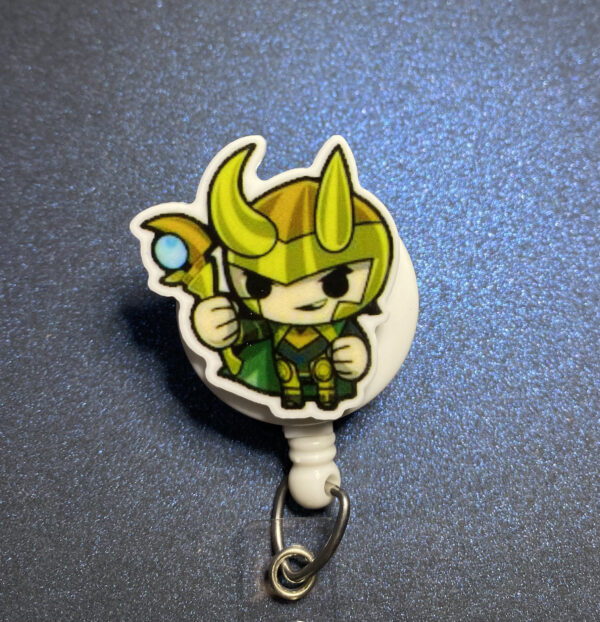 Super Hero Characters - alligator clip - badge reel - Image 5