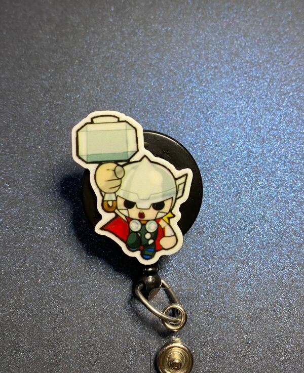 Super Hero Characters - alligator clip - badge reel - Image 7