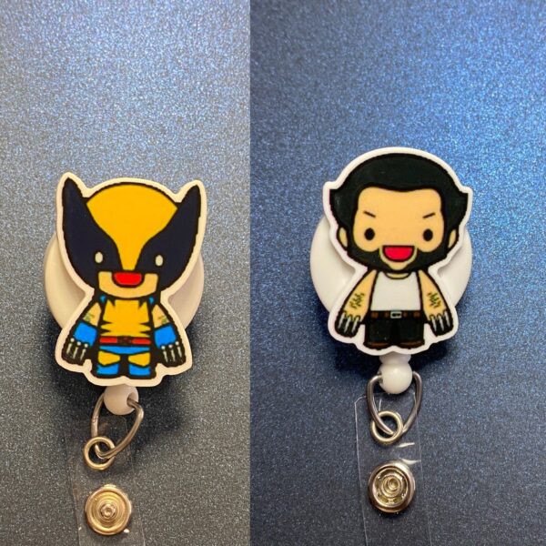 Super Hero Characters - alligator clip - badge reel - Image 4