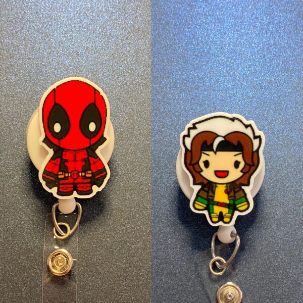 Super Hero Characters - alligator clip - badge reel - Image 5