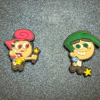 The Fairly OddParents 2PC Shoe Charms - Soft PVC