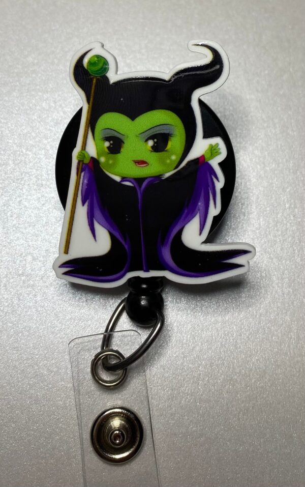 Villain inspired characters - alligator clip - badge reel - Image 2