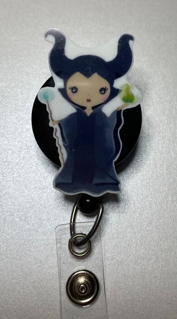 Villain inspired characters - alligator clip - badge reel - Image 3
