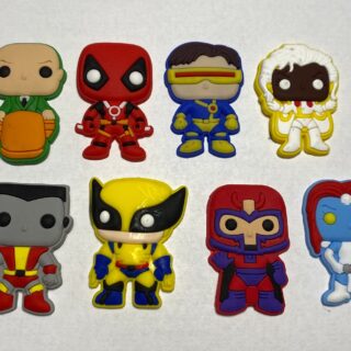 X-Men inspired characters - alligator clip - badge reel