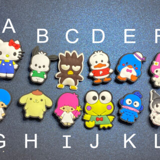 12PC Hello Kitty Pack B Soft PVC Shoe Croc Charms