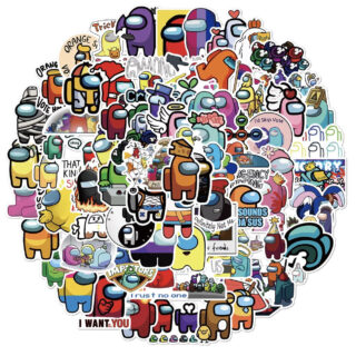 50 Count - Random Among Us Stickers