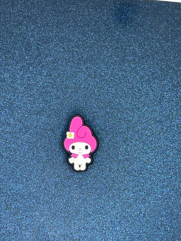 2PC My Melody and Kuromi Soft PVC Shoe Croc Charms - Image 2