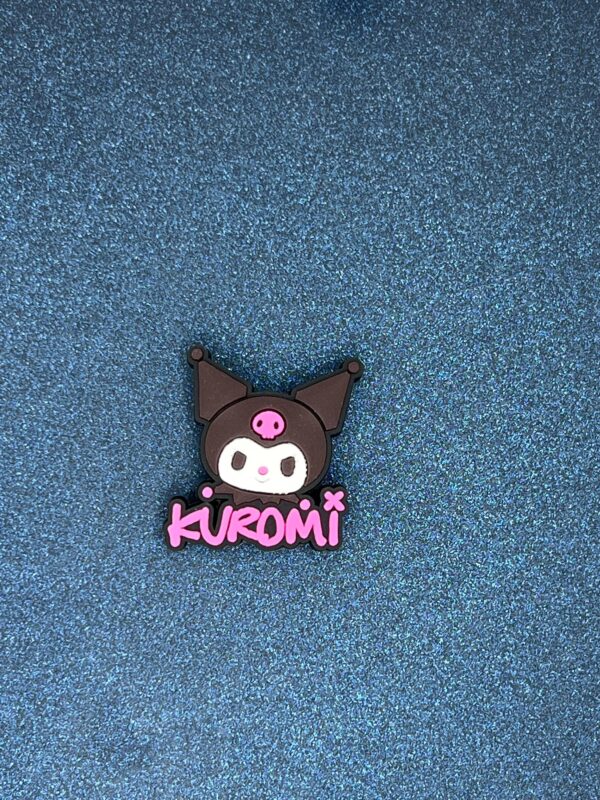 Kuromi 6PC Soft PVC Shoe Charms Jibbitz - Image 2