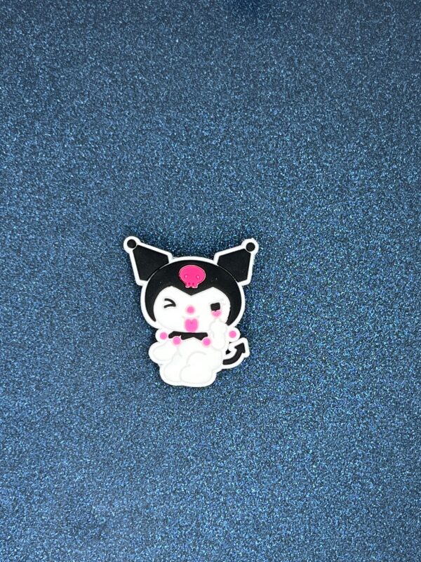 Kuromi 6PC Soft PVC Shoe Charms Jibbitz - Image 6