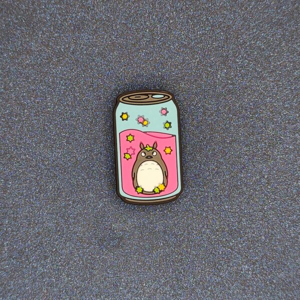 Miyazaki Totoro No-Face Soot Spirit Soda Can 3PC Soft PVC Shoe Croc Charms Jibbitz - Image 2
