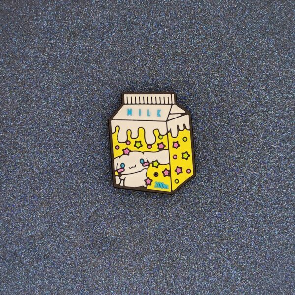 Hello Kitty Milk Carton 3PC Soft PVC Croc Shoe Charms Jibbitz - Image 3