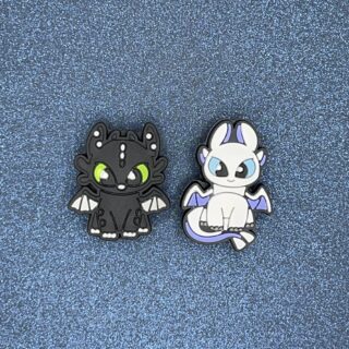 How to Train Your Dragon Croc Charm 2pc Set