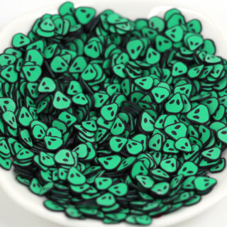 Polymer Clay Alien Green for Resin Art, Nail Art
