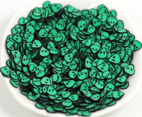 Polymer Clay Alien Green for Resin Art, Nail Art