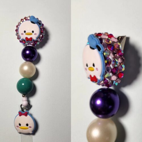 Bedazzled Beaded badges - alligator clip Copy - Image 4