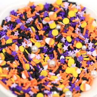 Polymer Clay Halloween Sprinkles Clay Pearl Theme for Resin Art, Nail Art